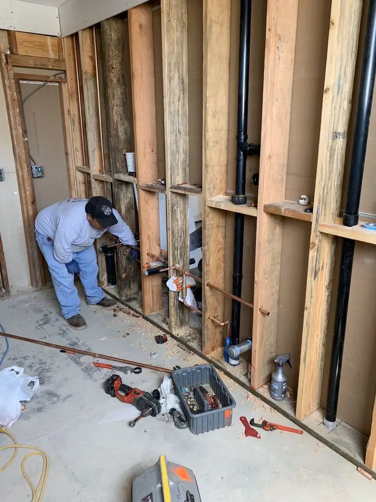 Commercial rough-in plumbing for Gas Line Repair in Maywood